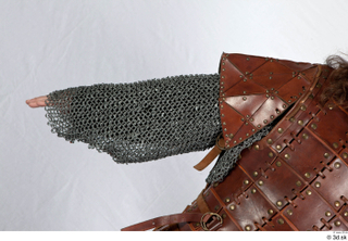  Photos Medieval Knight in leather armor 2 Leather armor Medieval armor arm mail servant sleeve 0001.jpg